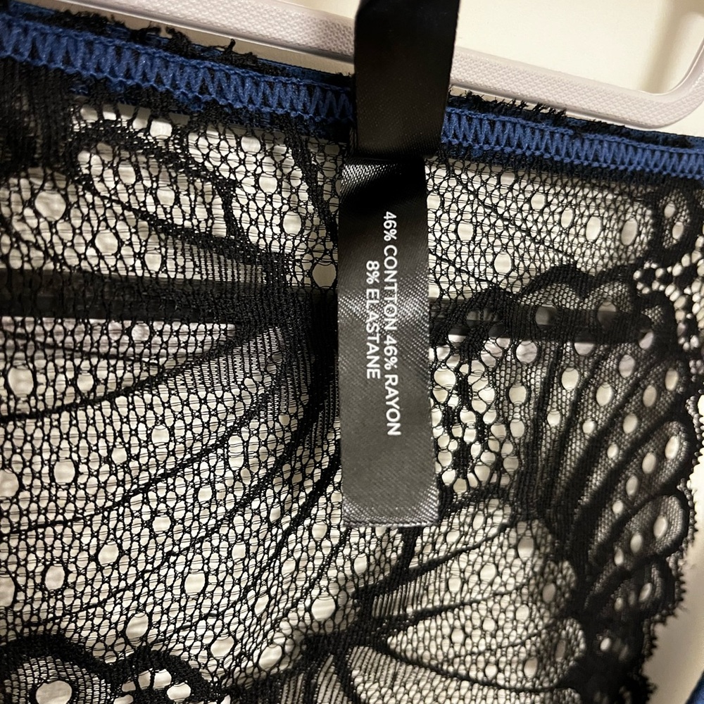 Women’s Oh La La Cheri Lace Trim Rib Teddy~ size L/XL - Picture 6 of 6